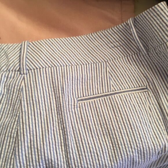 NWOT Doncaster Seersucker Long Dress Shorts Sz 16 - Picture 11 of 12
